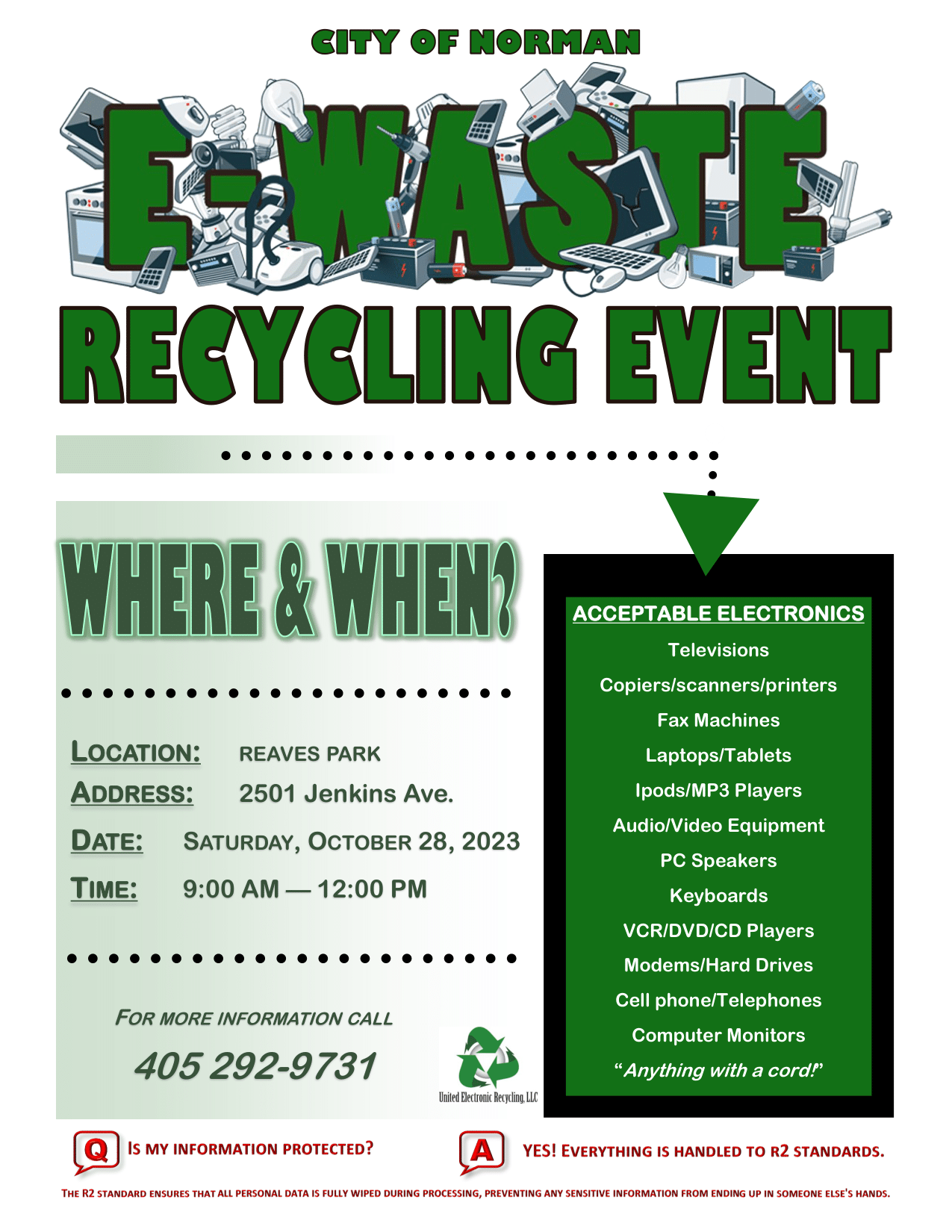 Norman Electronic Recycling Event United Electronic Recycling